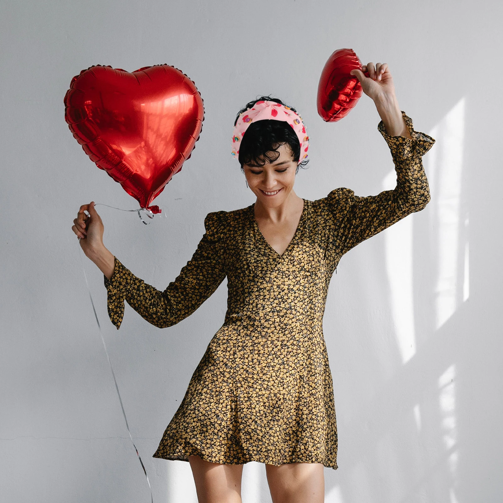 

3pcs For Women Knot Hairband Wide Headbands Valentine Gift Bow Hair Band Headdress Lightweight Comfortable Wear