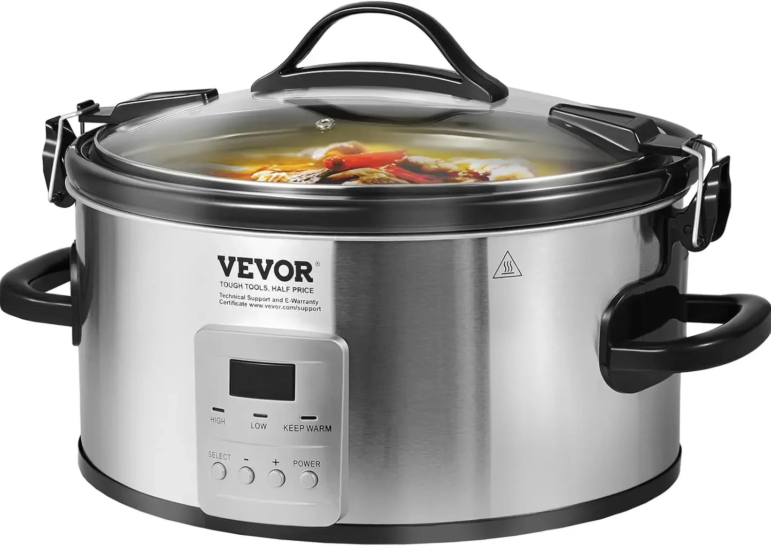 

Мультиварка, электрическая мультиварка 6QT, 240 Вт, кастрюля с 3 уровнями нагрева, цифровые мультиварки с максимальным таймером на 20 часов