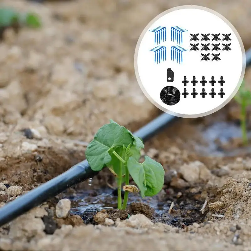 Garden Watering System Automatic Adjustable Drip Irrigation Lawn Watering Equipment For Greenhouse Farm Farmland Raised Bed