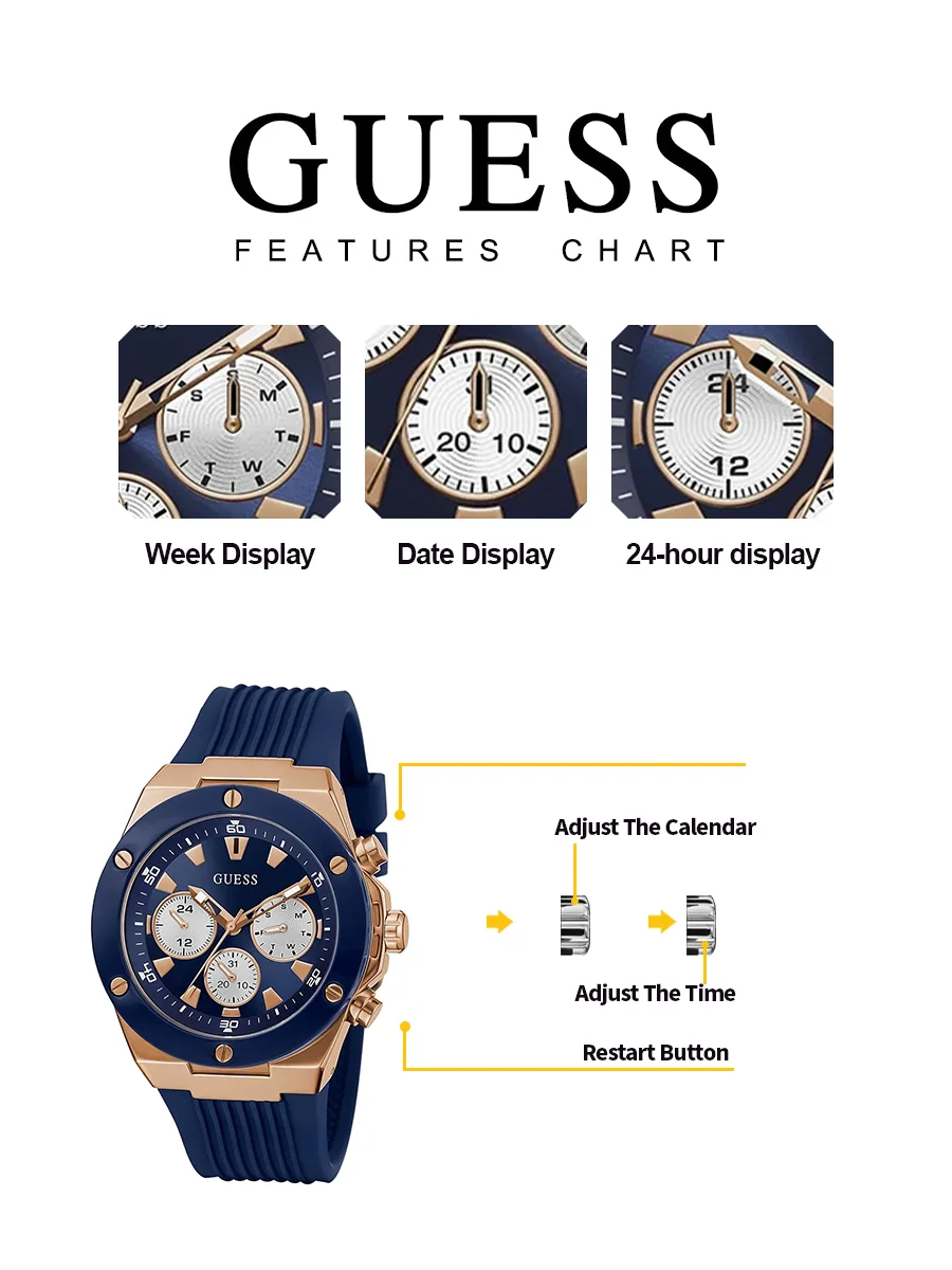 Zegarek męski GUESS Quartz GW0 – Smartwatch Guess recenzja i cena