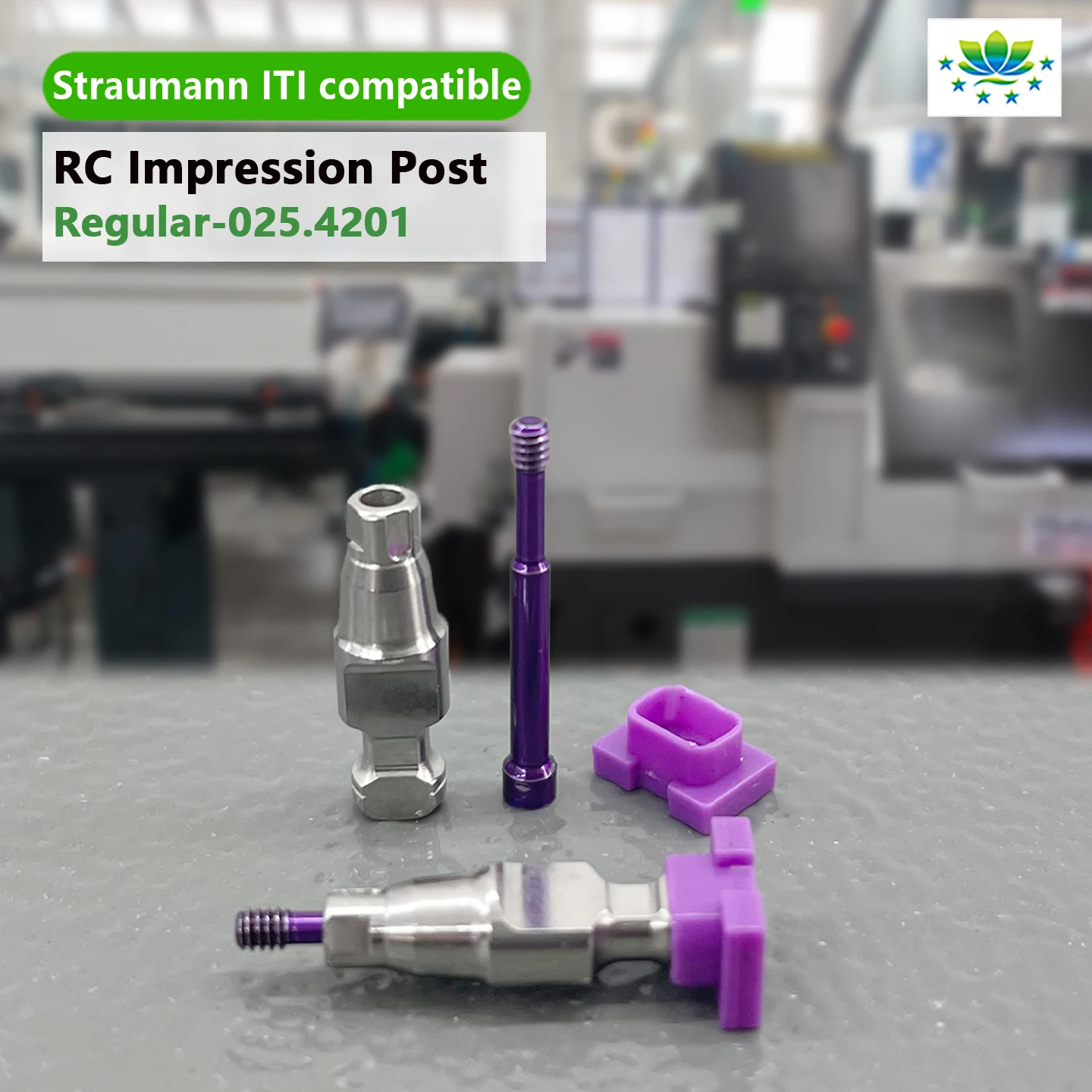 For Straumann Closed Tray Transfer Coping for RC NC Abutment High Precision CNC Dental Lab OEM ODM Factory Direct Fast Shipping