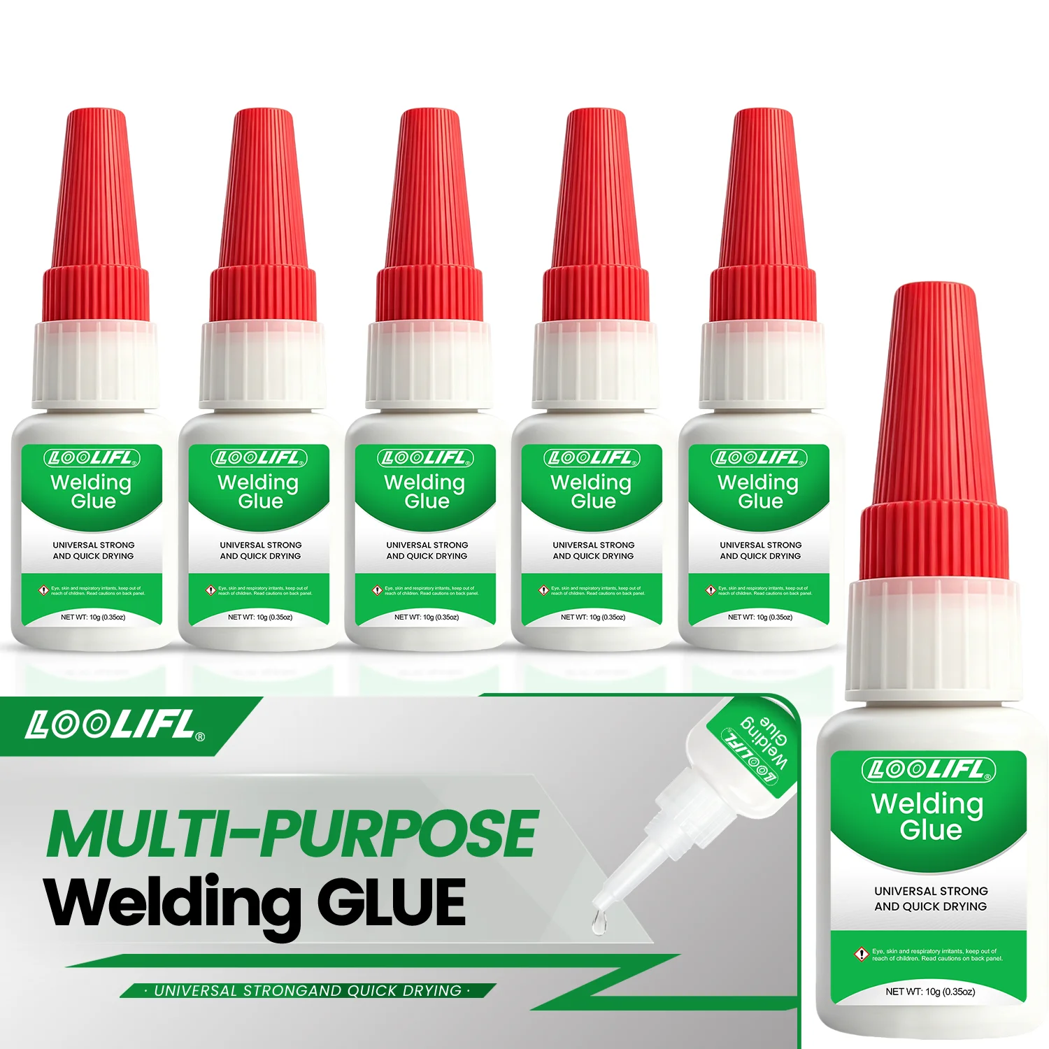 Welding High Strength Oily Glue - Universal Mighty Instant Glue for Resin Ceramic Metal Glass Instant Bonding, Strong Adhesion