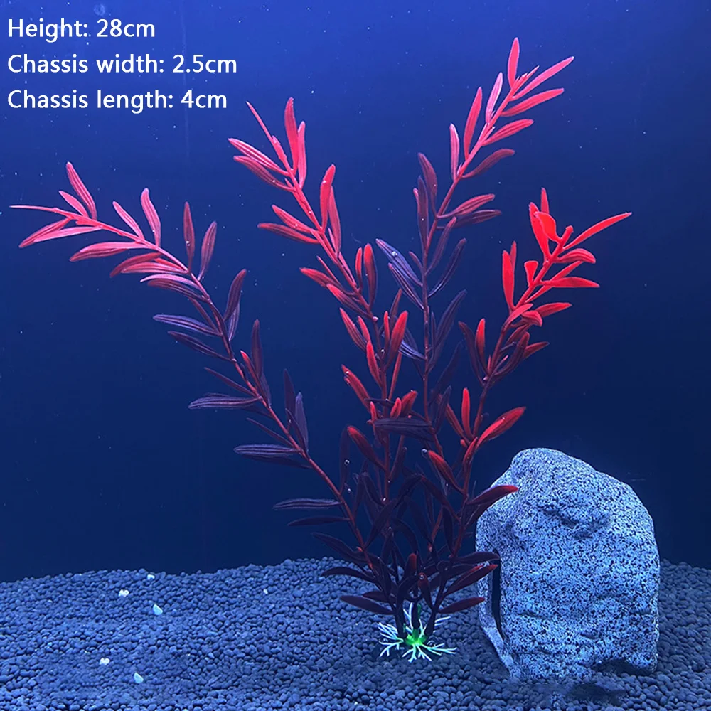 1PC 12-30cm Simulation Sea Grass Fish Tank Landscaping Decoration Imitation Water Plant Aquarium Ornament DIY Fish Tank Decor