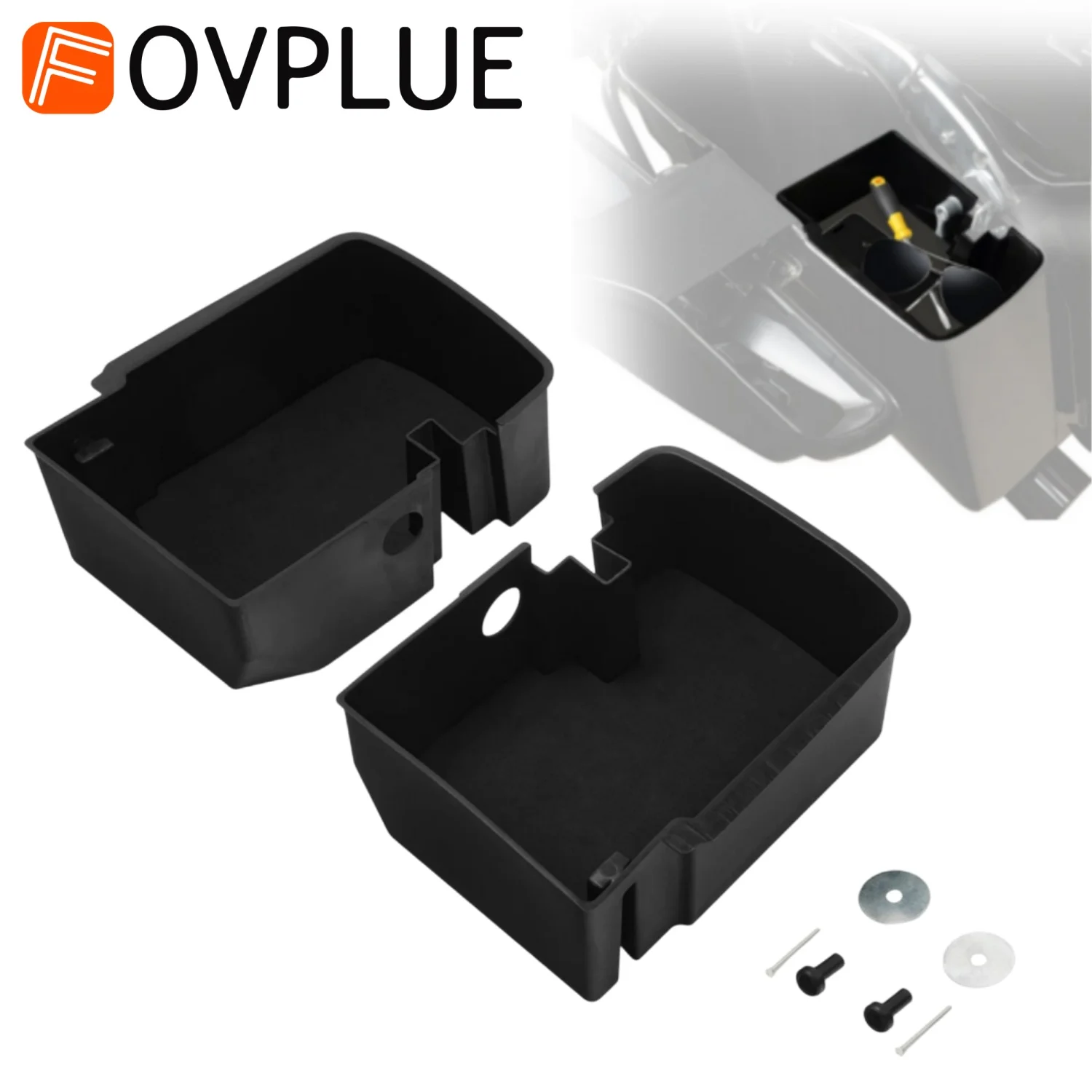 

Motorcycle Top Shelf Hard Saddlebags Organizer Tray For Harley Touring 2014-2025 Road Glide Road King Electra Glide Street Glide