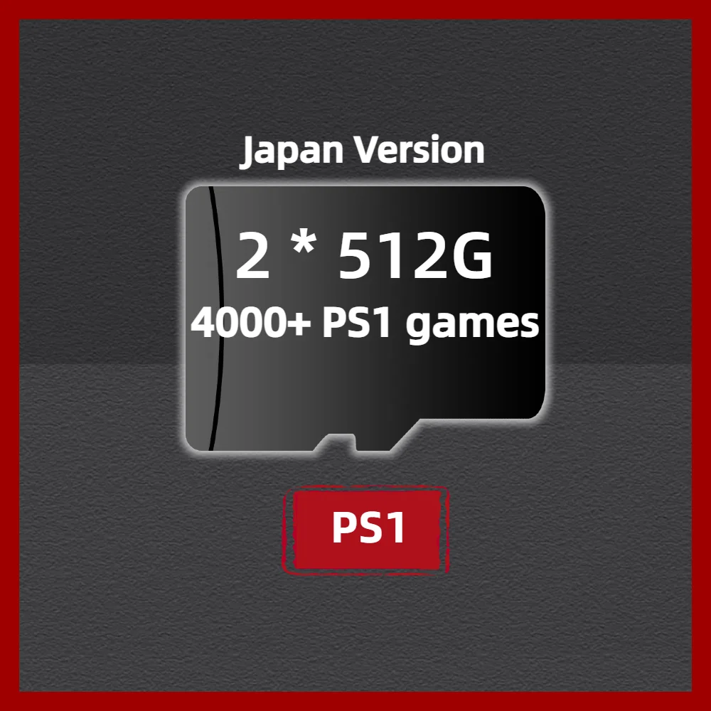 Carte de jeu TF portable pour Retroid Pocket 5, RP5, jeux rétro japonais, mémoire PS2, PSP, PS1, Android, déterminer la carte SD de jeu, 1 To, 512 Go