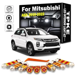 TPKE 11Pcs LED Interior Map Trunk Light Kit For Mitsubishi ASX 2010- 2018 2019 2020 2021 2022 Car License Plate Bulb Accessories