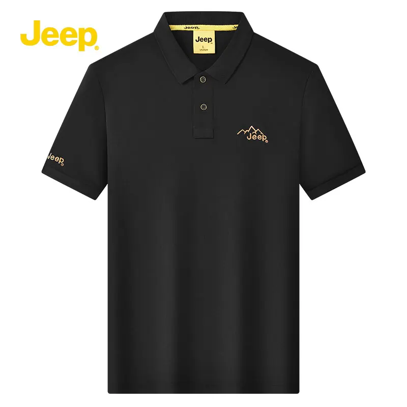 

Мужская рубашка-поло Jeep, дышащая и удобная, универсальная для повседневной носки и занятий спортом