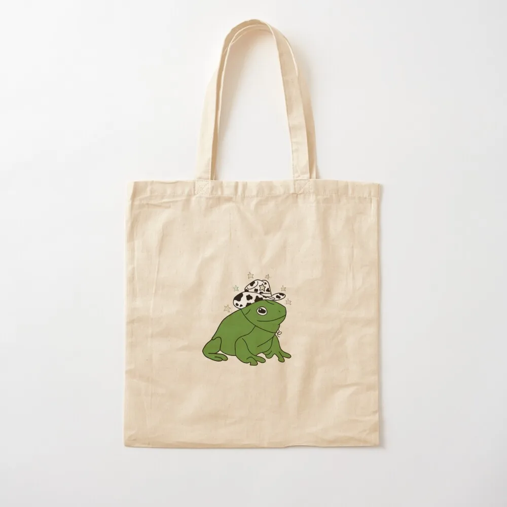 

Cowboy Froggie Design Tote Bag custom tote bag Women's bag