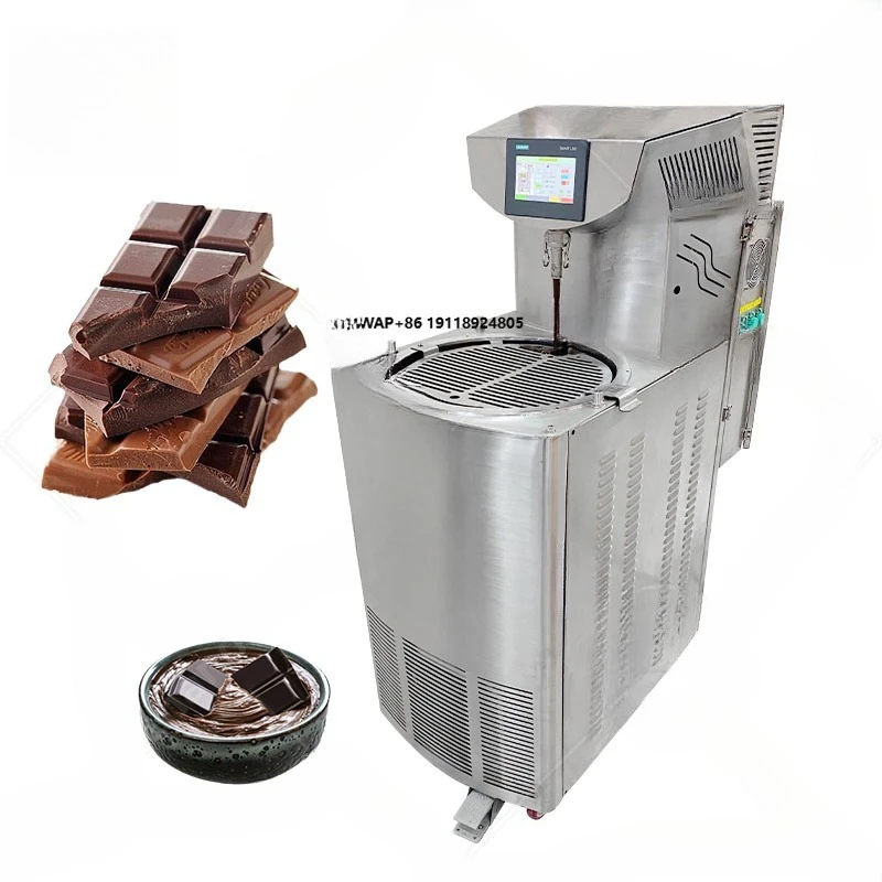 Auto 220v Small Scale 15kg Vertical Chocolate Temper Machine with Vibrator
