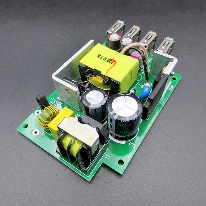 5 v6a presa USB a 4 porte uscita scheda di ricarica del telefono cellulare modulo adattatore di alimentazione