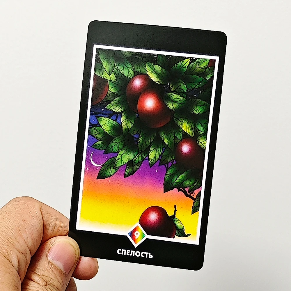 Osho Zen Tarot Deck : The Transcendental Game of Zen 78 Pcs Tarot Cards In Russian Language 10.3*6cm