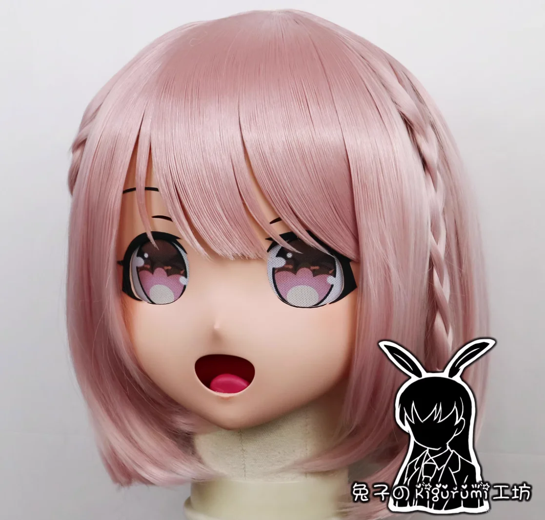 

(RB28028)Customize Full Head Quality Handmade Female/Girl Resin Japanese Anime Cartoon Character Kig Cosplay Kigurumi Mask