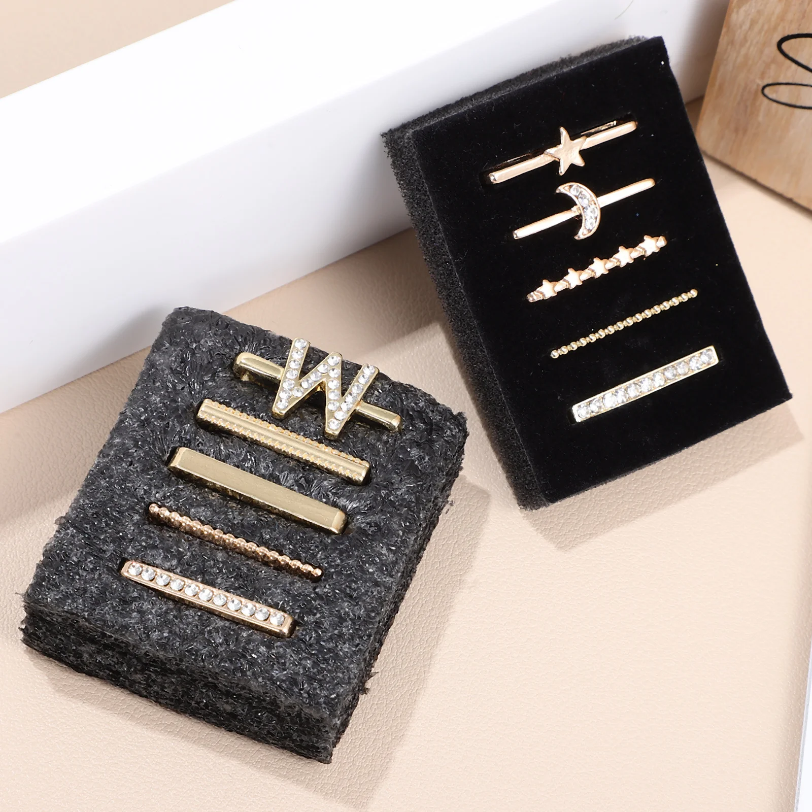 10 قطع من إكسسوارات ديكور حزام الساعة حلقات معدنية لساعة اللياقة البدنية الذكية، سوار معصم أنيق، أشرطة مخصصة