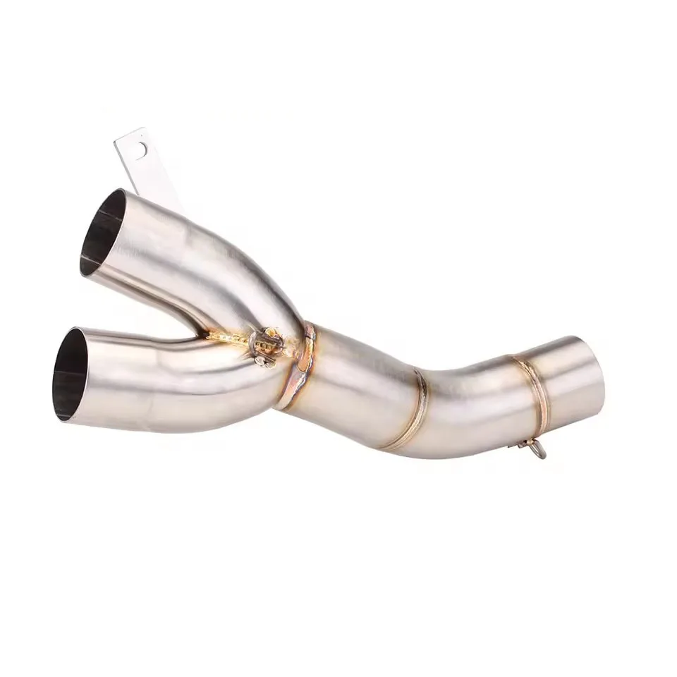

For Ducati Scrambler 800 821 2015-2021 Monster 797 2017-2020 Escape Motorcycle Exhaust System Mid Link Pipe Muffler 51MM Slip-On