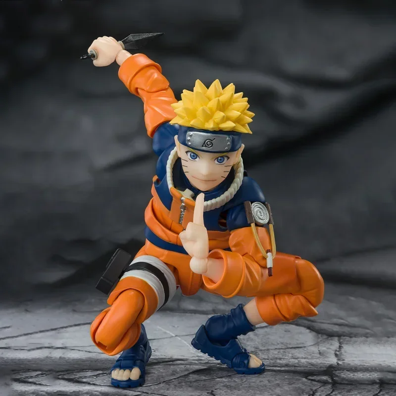 Original S.H.Figuarts SHF Naruto Uchiha Sasuke Uzumaki Naruto Anime Action Figure Finished Model Toy Gift