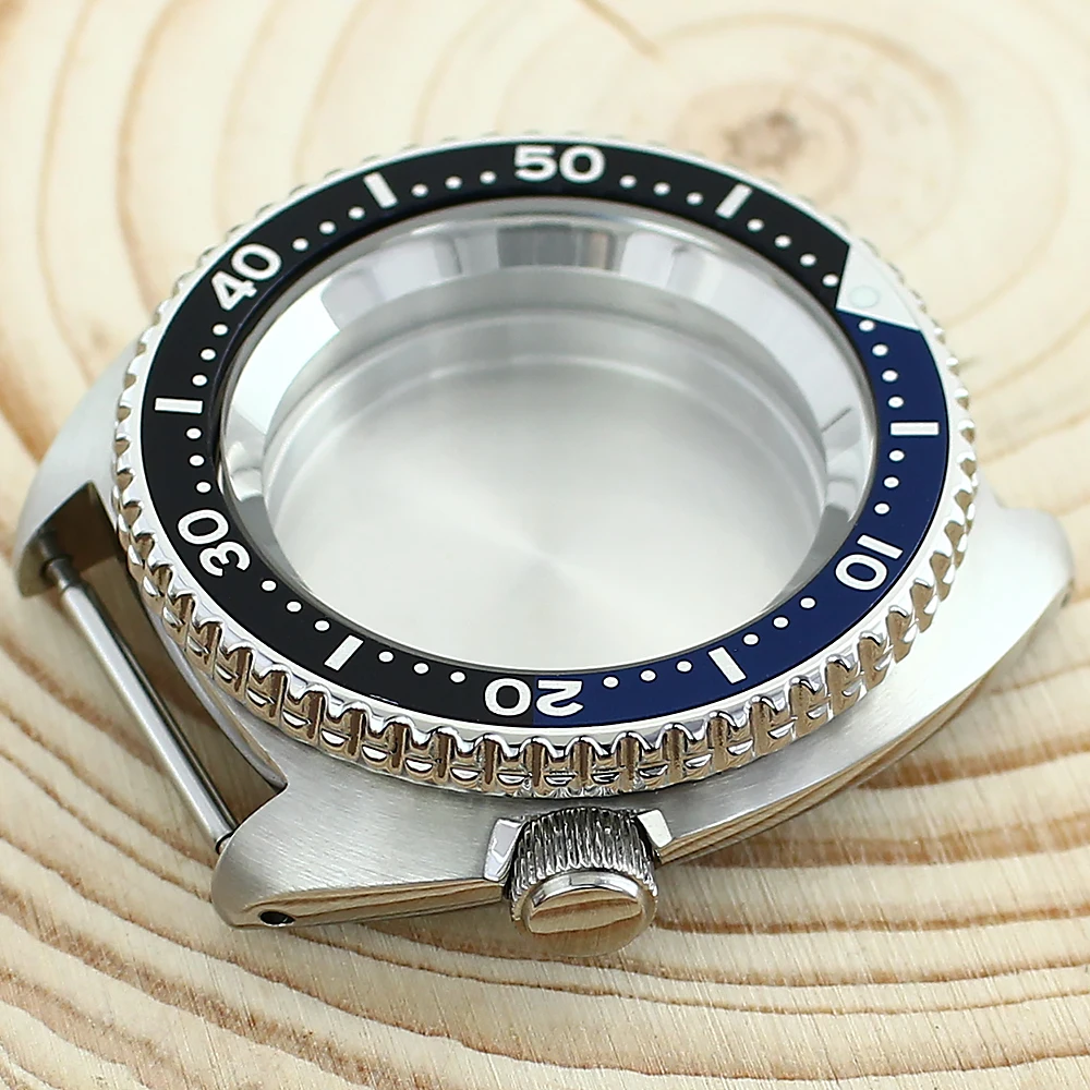 45mm SKX Watch Case with Sapphire Crystal for NH35 NH36