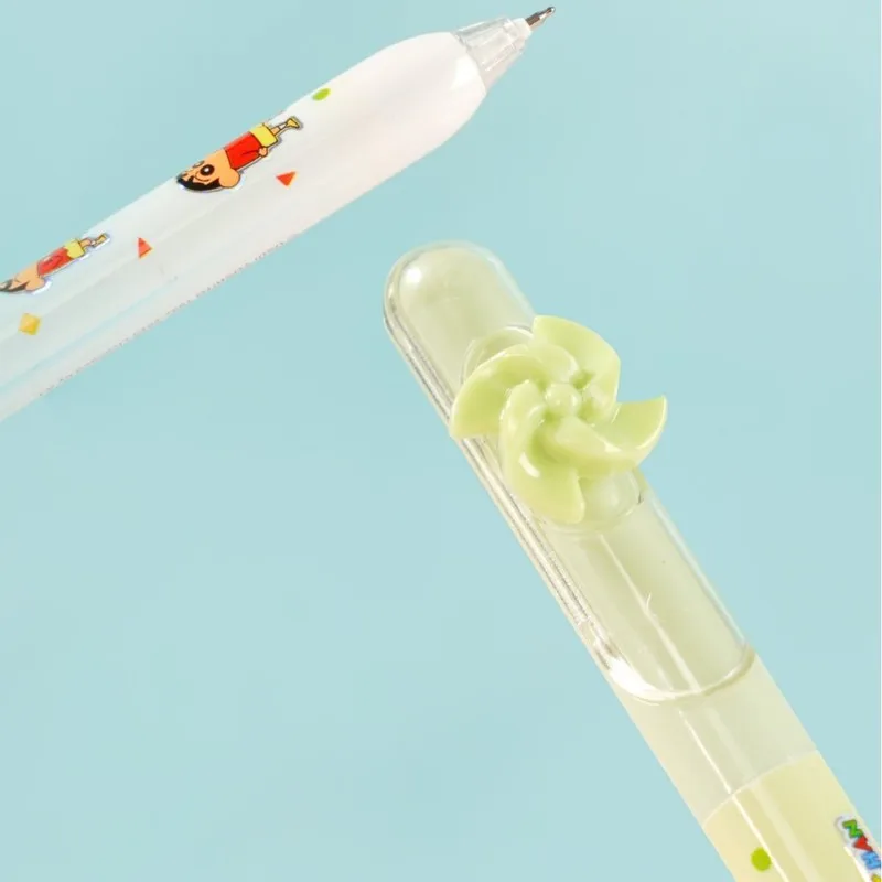 4/16 قطعة لطيف تلوين شين طاحونة تحول قلم محايد اللون الكرتون 0.5 الأسود قلم توقيع طالب الصحافة القلم القرطاسية هدية #4