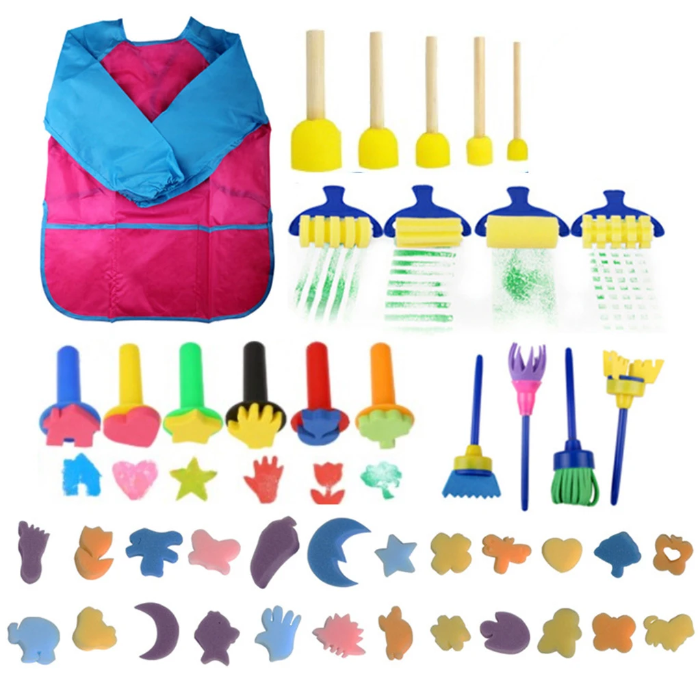 44 sztuki/zestaw pędzli do rysowania, zmywalne, zabawka do malowania dla maluchów, prezent na Boże Narodzenie