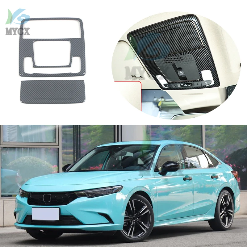

Car Reading Light Cover trim decoration strips Interior roof Lamp Frames auto accessories For Honda Integra 2021 2022