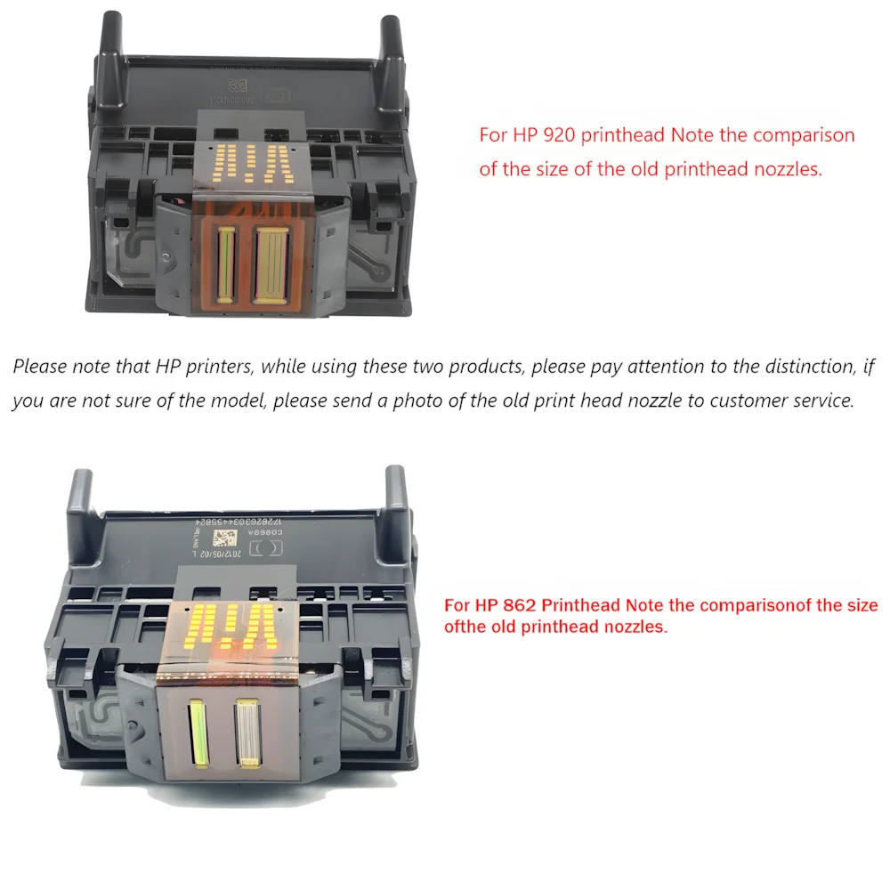 Печатающая головка 862, 4 слота для принтера HP 862, печатающая головка для HP photosmart B110A, B109A, B210A, B310A, B209a, B110c, B110d, B210b, B210c