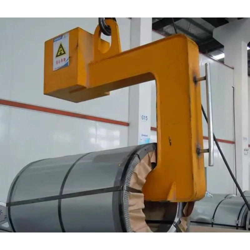 C Shaped Steel Coil Lifting Hook Clamp Widely Used For Crane