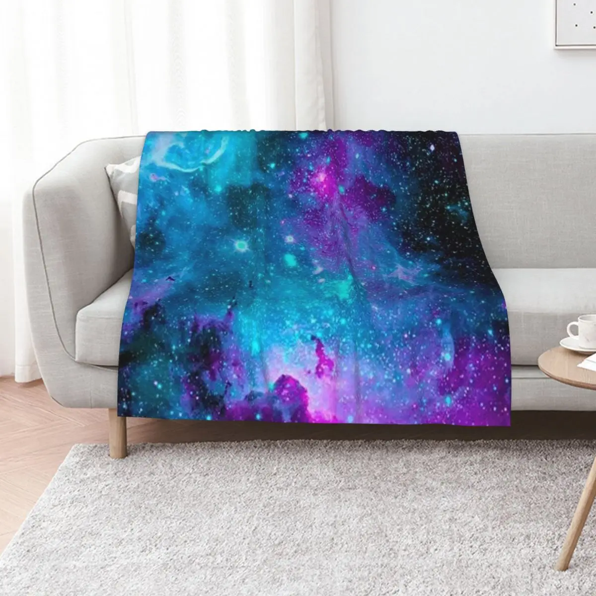 

Galaxy 4 Throw Blanket bed plaid Thin cosplay anime for sofa Blankets