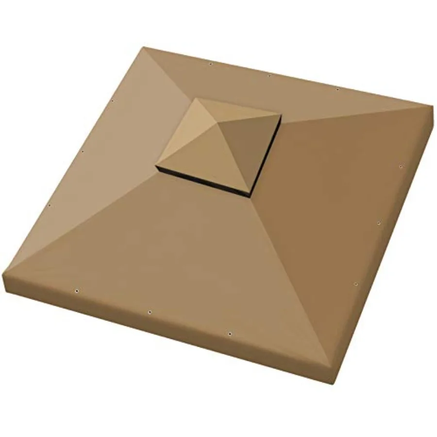 

10'X10' Replacement Gazebo Top Canopy Patio Pavilion Cover Sunshade Plyester Double Tier -TAN