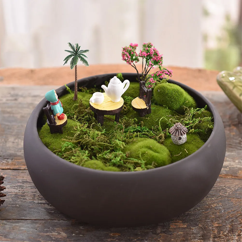 

Purple Sands Planter Pot Creative Glazed Flowerpot Drain Hole Suitable for Succulent Cactus Plants Desktop Home Office