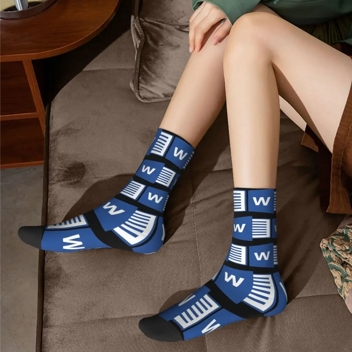 Calcetines largos absorbentes de sudor, medias de palabra Harajuku para todas las estaciones, accesorios para regalos Unisex