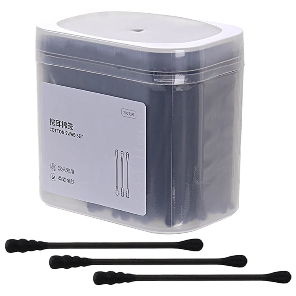 

Cotton Swabs for Ears Ear Cleaning Tool Double Tipped Swab Travel Beauty Salon Daily Use Sturdy Stick Comfortable Handle