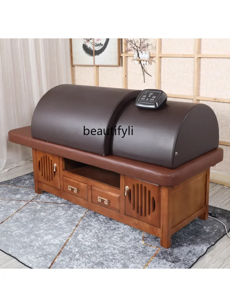 

Automatic Smoke-Free Moxibustion Physiotherapy Bed Whole Body Moxibustion Sweat Steaming Bed Massage Medicine Smoked Sweat Bed