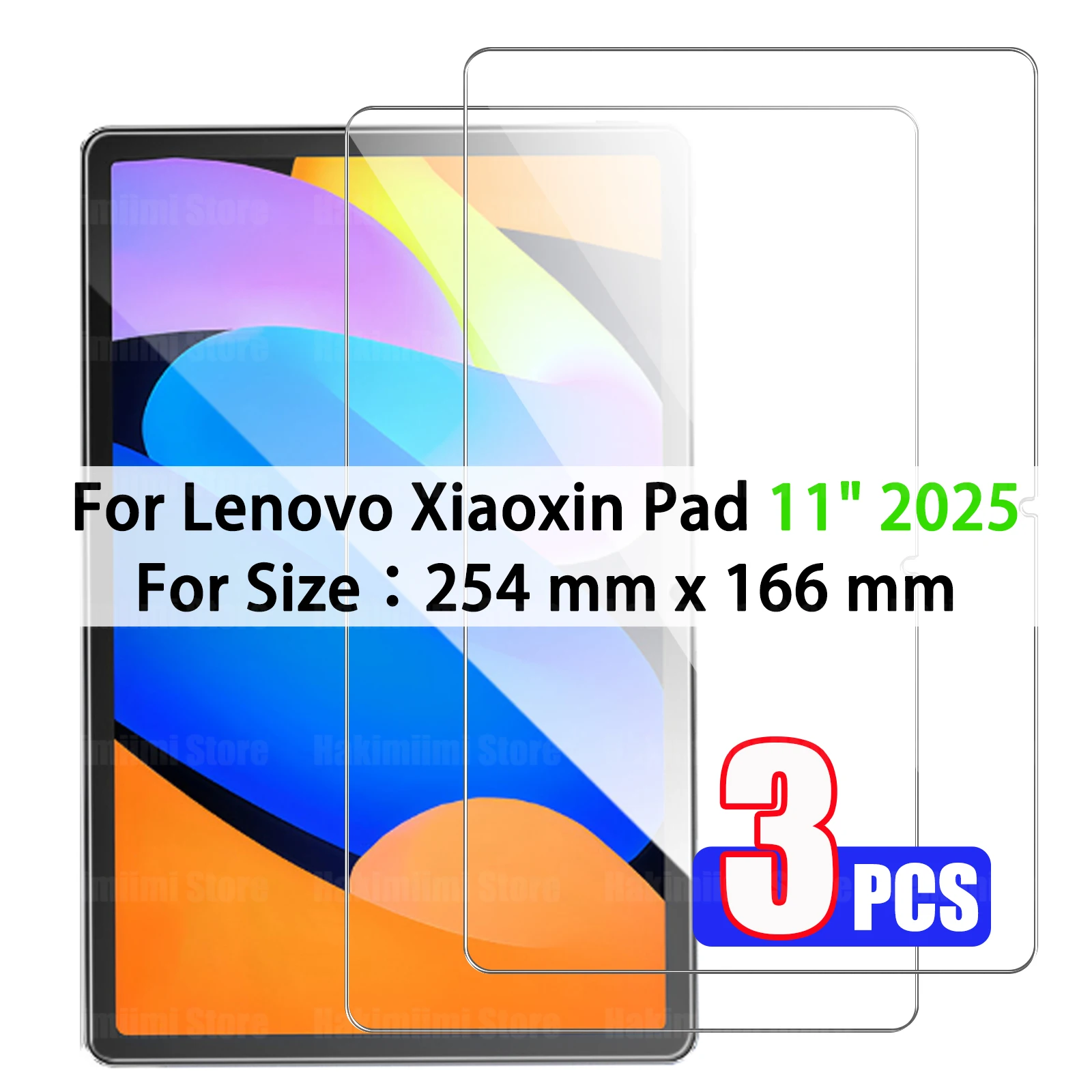 

Защитная пленка для экрана Lenovo Xiaoxin Pad 11 дюймов, 2025 TB336FU/TB336ZU, без пузырьков, против падения, HD, прозрачная закаленная пленка, защитное стекло