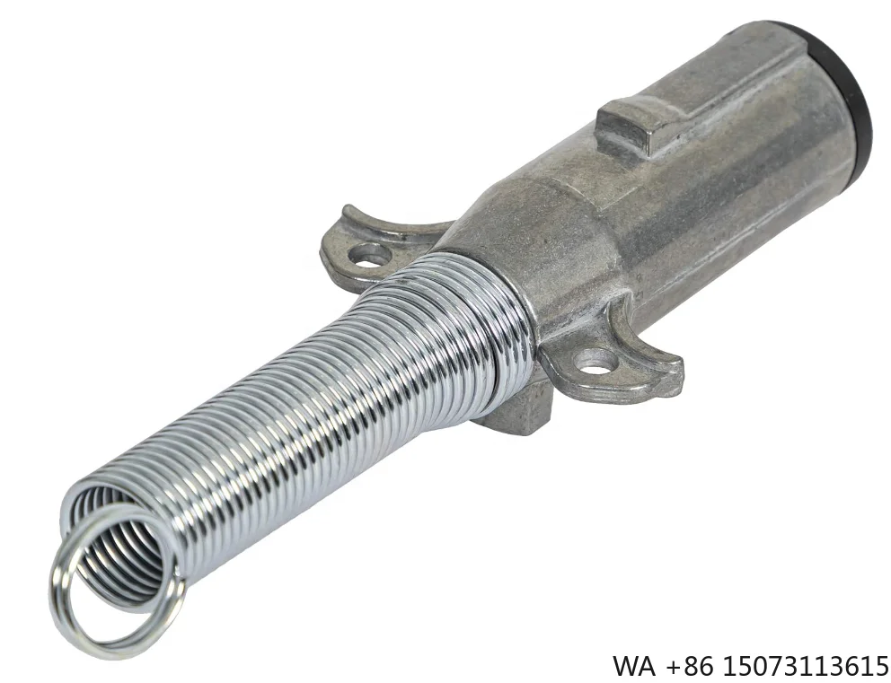 

2-сторонний литой цинковый разъем для прицепа, 2-контактный горизонтальный разъем с пружиной