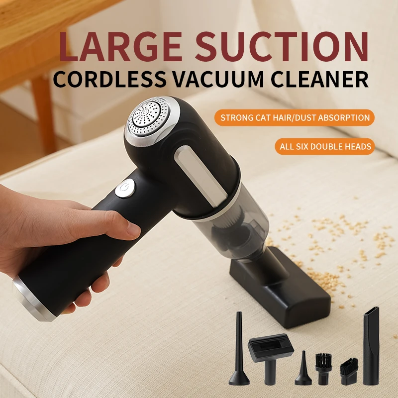 

Compact Vehicle Vacuum Cleaner | Cordless Portable Dust Catcher, Ergonomic Handle, Modern Matte Finish, Multi-Scene Cleaning.