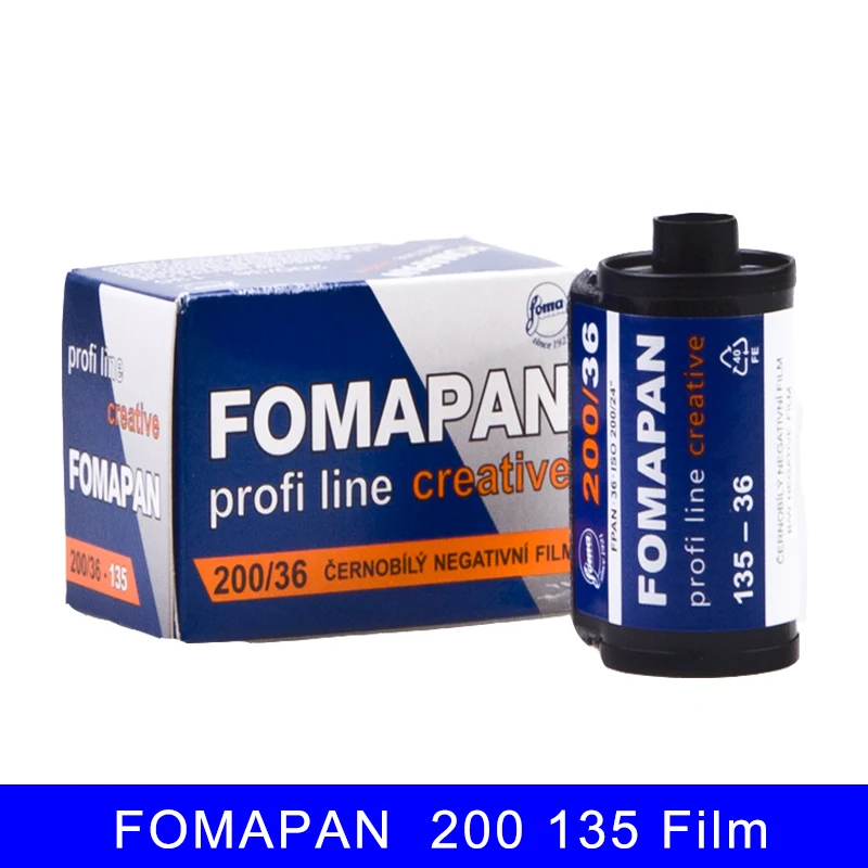 Fomapan Classic 200 135 Kinetoscope Move Films Classic Black And White Subpackage Rolls 36 Exposure Per Rolls For Kodak Camera