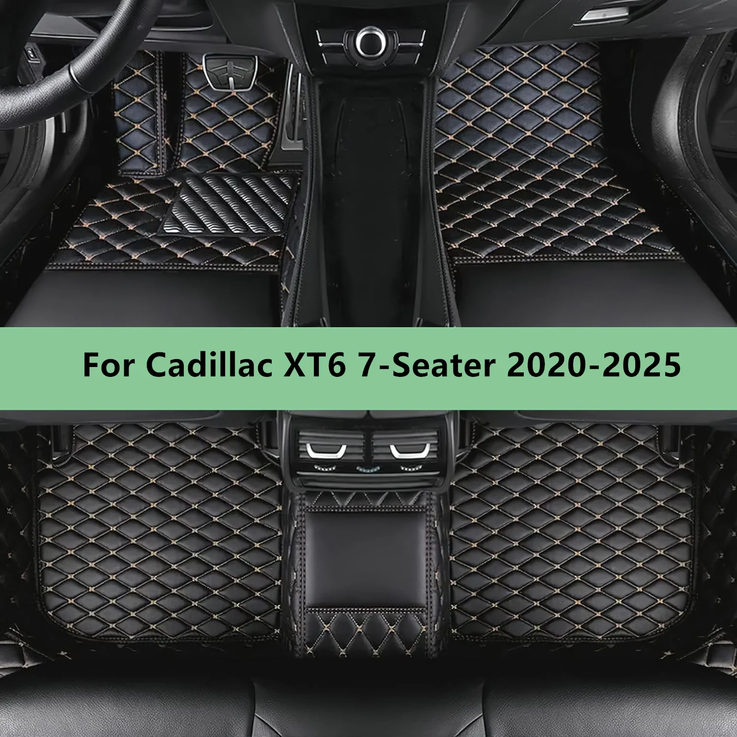 

Car Floor Mats For Cadillac XT6 7-Seater 2020-2025 Floor Mats For Men Women Car Interior Accessories