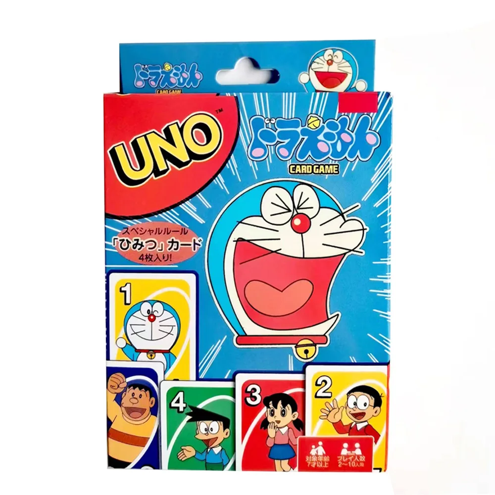 UNO FLIP! TOTORO Board Game Anime Cartoon Pokemon Figure Pattern Family Funny Entertainment uno Cards Games Christmas Gifts