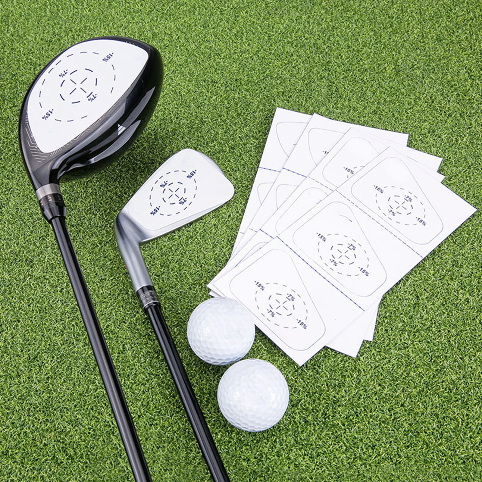 Golf Impact Stickers Golf Club Marking Paper Impact Stickers Accuracy Putters Club Golf Impact Tape Labels Men Women