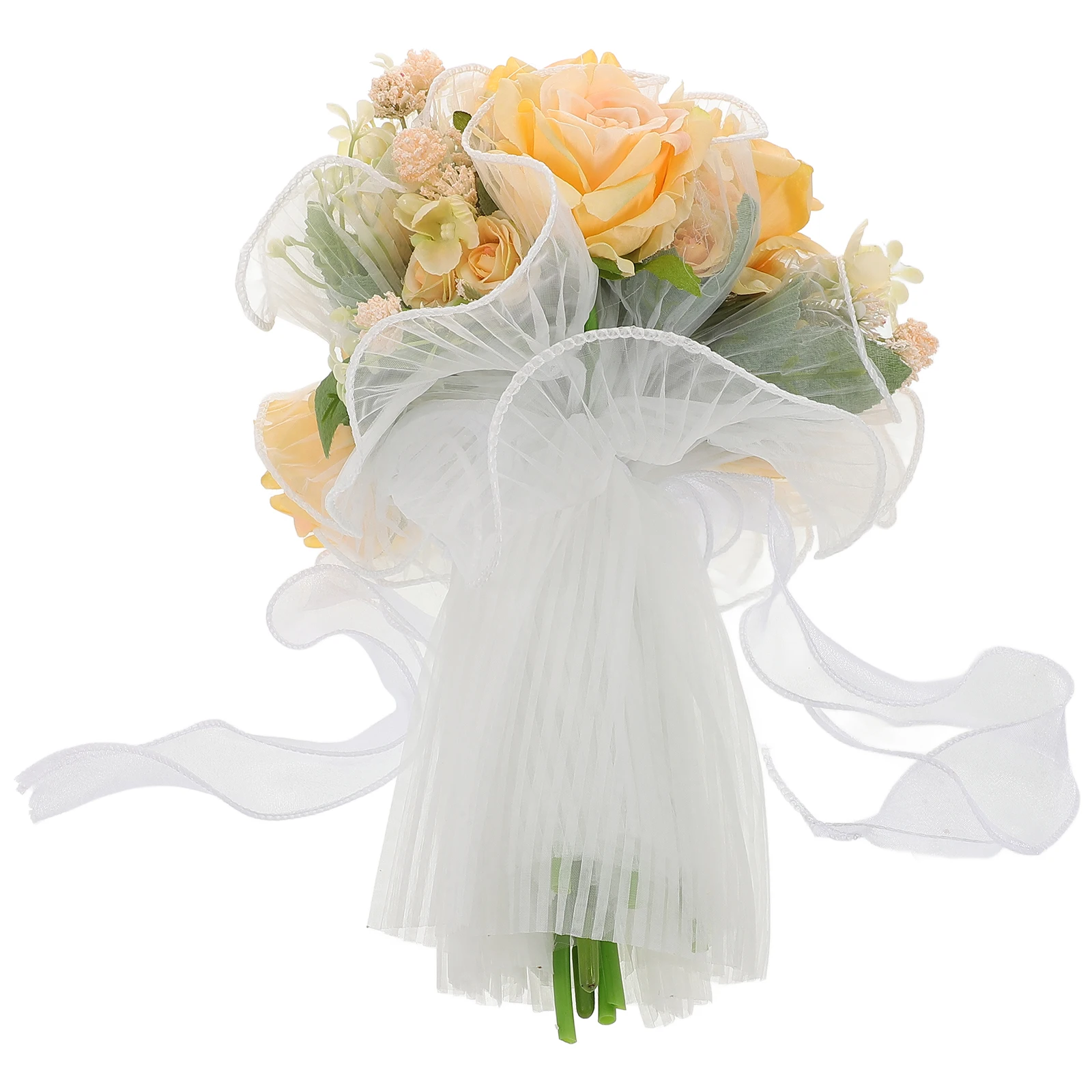 

Artificial Flower Wedding Bridal Flowers Home Decor Fake Bride Bridesmaid Bouquet Bouquet Rustic Flowers Accessories