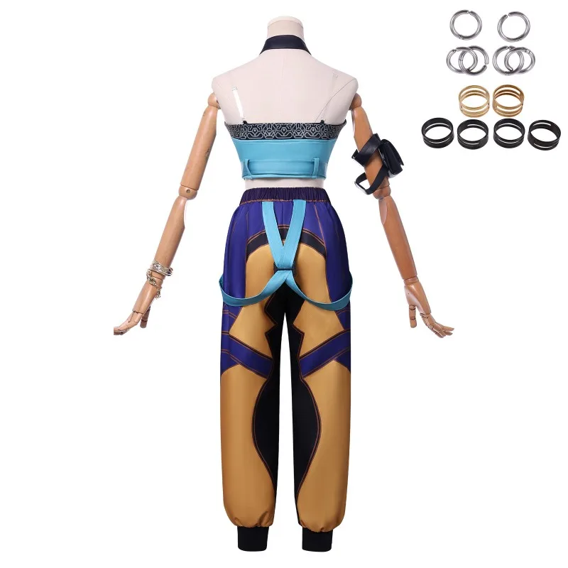 أزياء الهالوين K-POP التأثيرية مجموعة شيطان هنتر فتاة لومي ميلا زوي مجموعة كاملة من أزياء المسرح للبالغين والنساء للحفلات الموسيقية