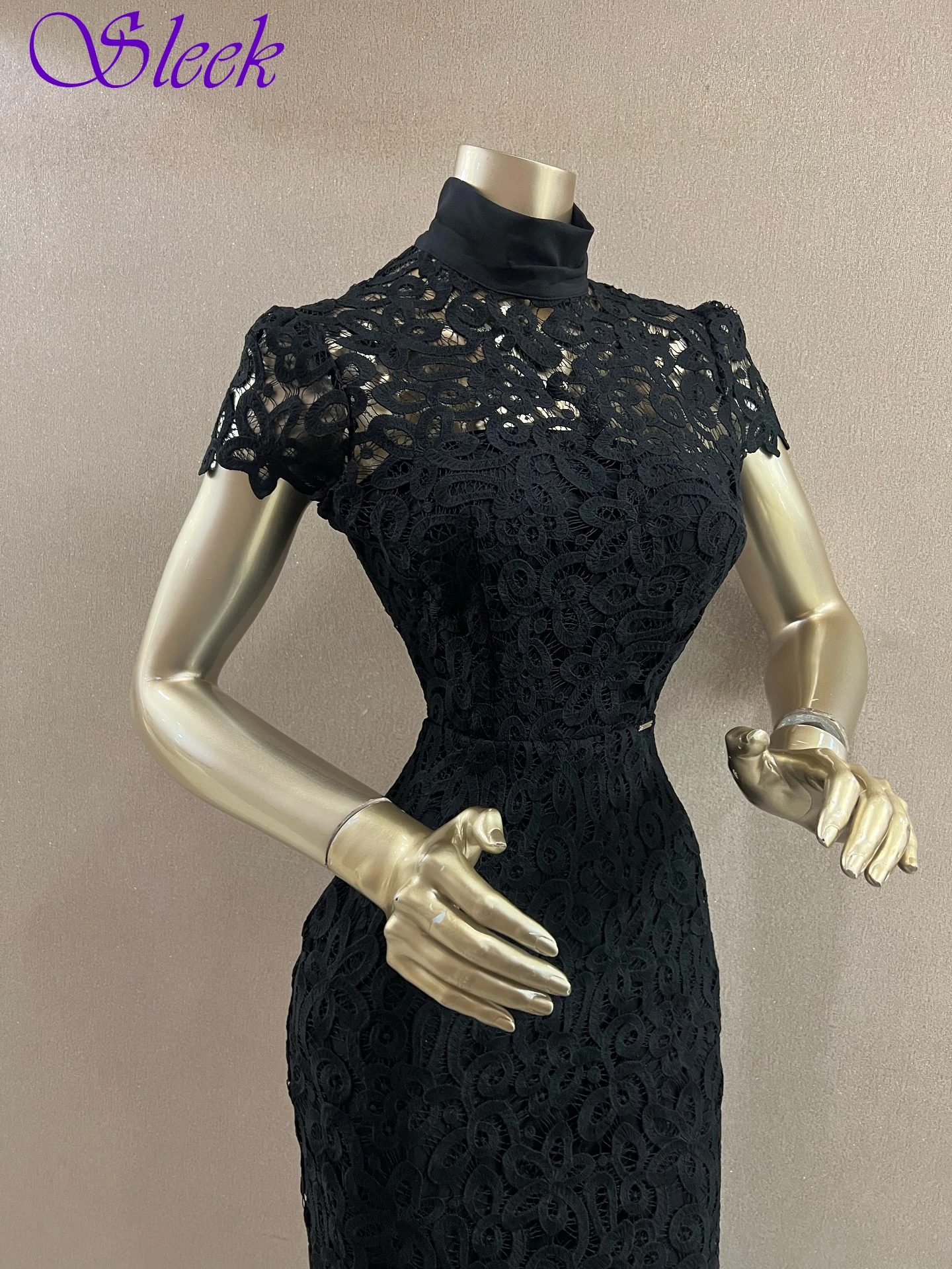 تخصيص حورية البحر ذوي الياقات العالية فستان سهرة رسمي أنيق حديث عالي الجودة فساتين المشاهير موضة فستان حفلة موسيقية دقيق