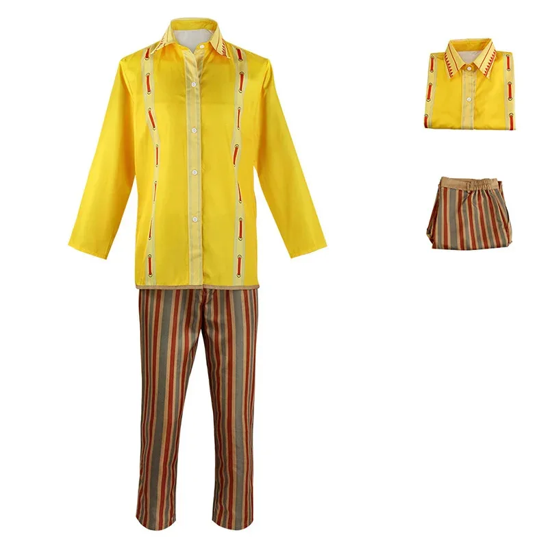 Encanto Felix Cosplay Costume Movie Felix Costume Shirt Trousers Suit Adult Halloween Carnival Party Clothes for Woman Man