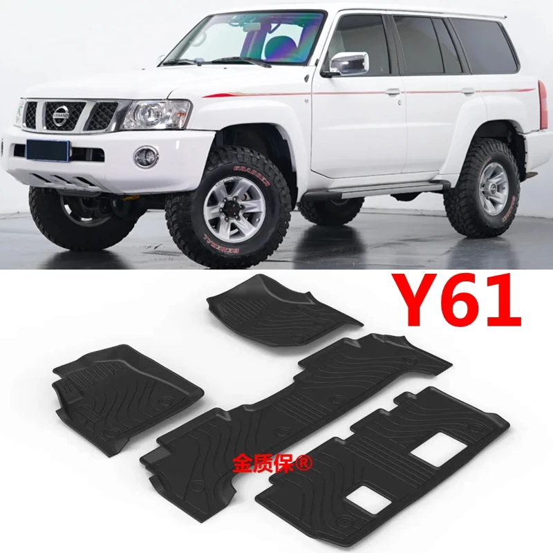 

Использование для Nissan Patrol Y61 Arada автомобильный ковер Y61 AllWeather автомобильный напольный коврик подходит для Patrol Y61 индивидуальный водонепроницаемый коврик Y61 напольный коврик