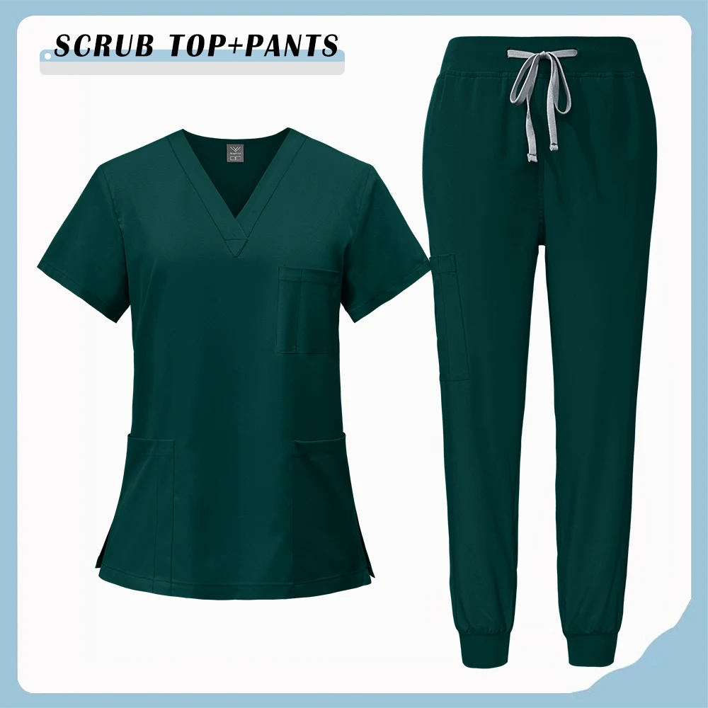 Krankenhaus Medizinische Peelings Uniform Frauen Klinische Chirurgie Arbeitskleidung Männer Peelings Set Schönheit Arbeit Kleidung Krankenschwester Zubehör Dental Anzug