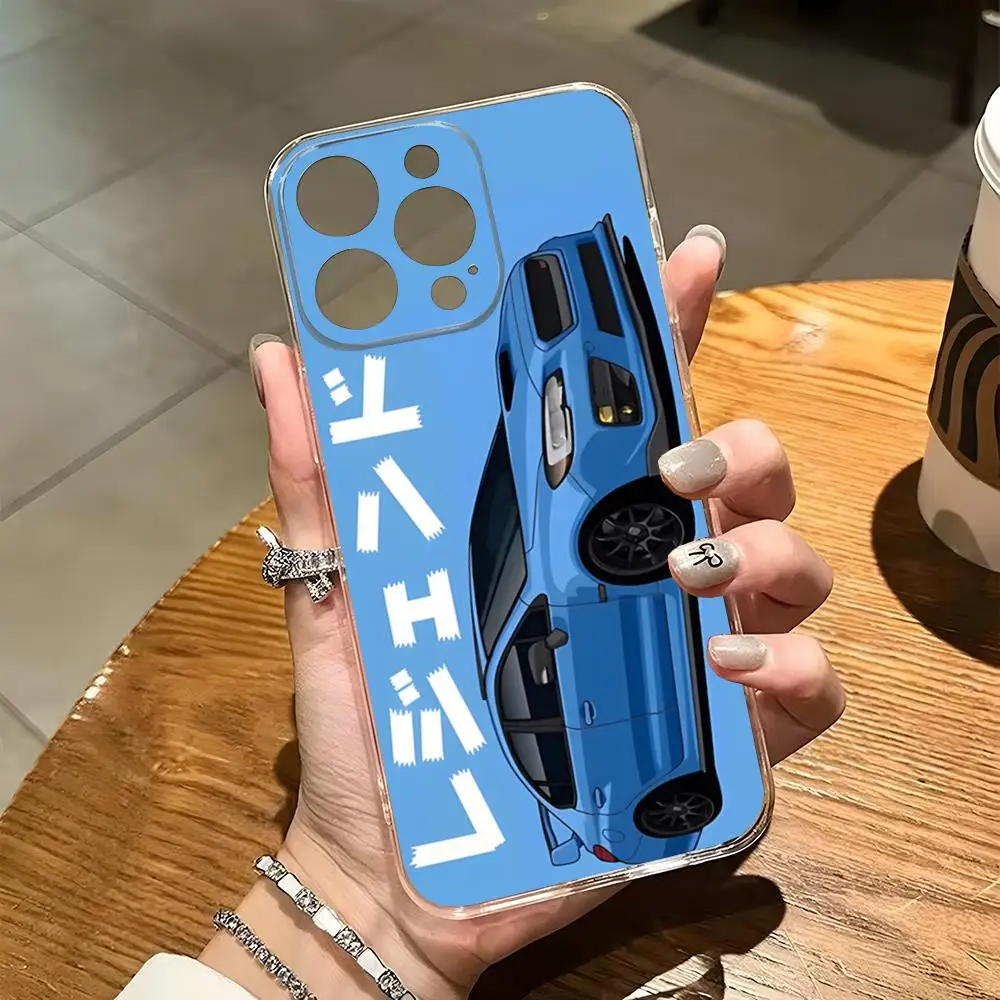Спортивный автомобиль Дрифт RWB 911 964 933 чехол для телефона Iphone 15 Pro Max 14 Plus 11 12 Mini 13 Pro 7 8 X XR XS SE прозрачный чехол