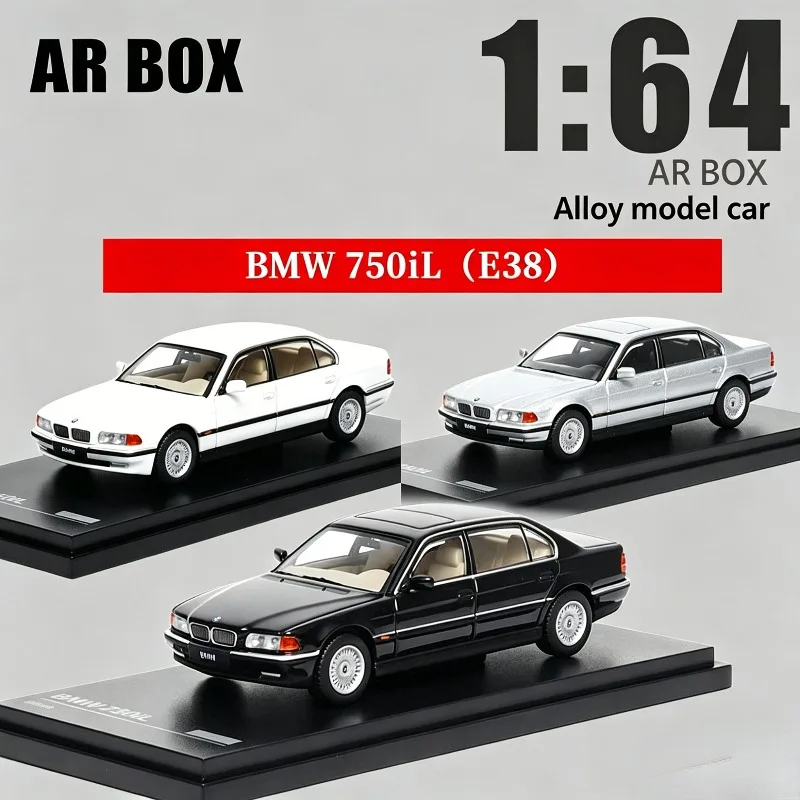 

AR BOX 1: 64 alloy BMW 750iL E38 3rd generation BMW 7 Series realistic car model toy display item collectible gift for boys