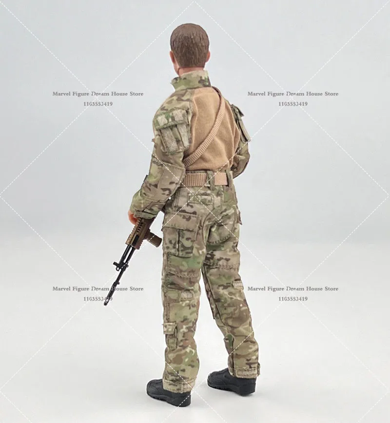 CCN1214 CCN1216 1/12 Scale Splicing Type Jungle Camfoulage Tactical Combat Uniform Pocket Military for 6Inch Action Figure