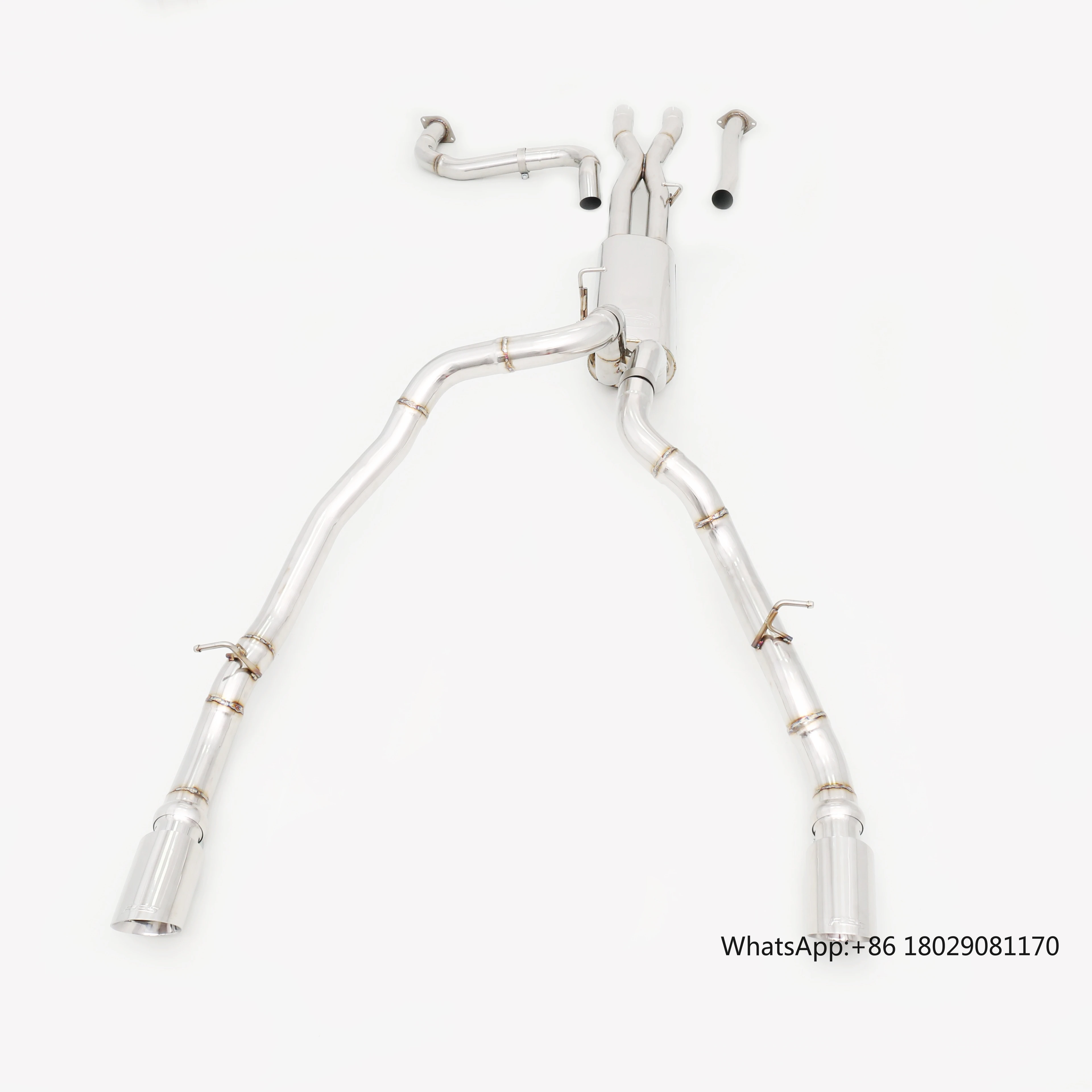 

Custom 304 Stainless Steel/Titanium Valved Exhaust System for Dodge RAM1500 TRX Premium Performance Exhaust Pipes