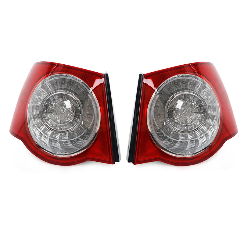 R36 Style Cherry Red LED Tail Light DRL Outer Left and Right Side For VW Jetta MK5 Sendan 2006 2007 2008 2009 2010 2011