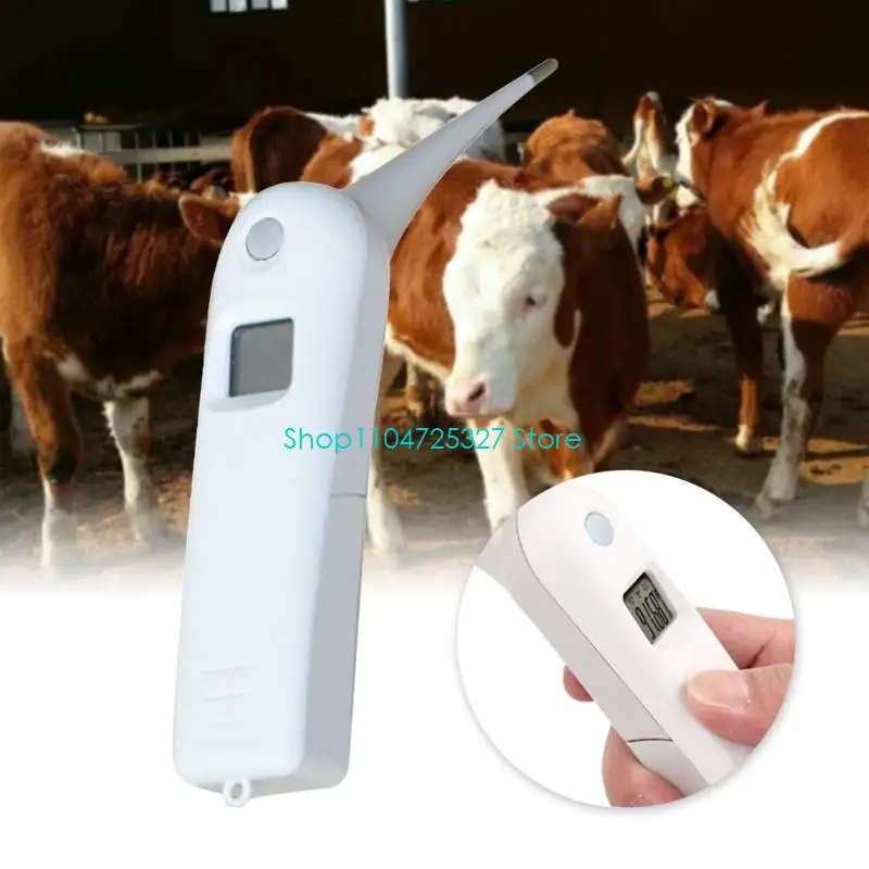 D8KF Veterinary Thermometer Fast Thermometer Gives Accurate Temps Beeps Indication Auto Turn Off for Dog for Cat Horse Pig Pe view 3